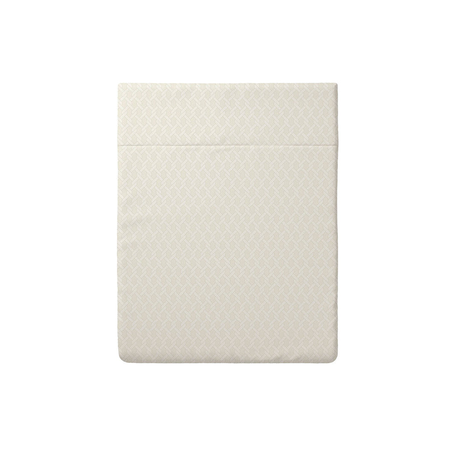 Drap plat satin de coton - Garden Micro taupe