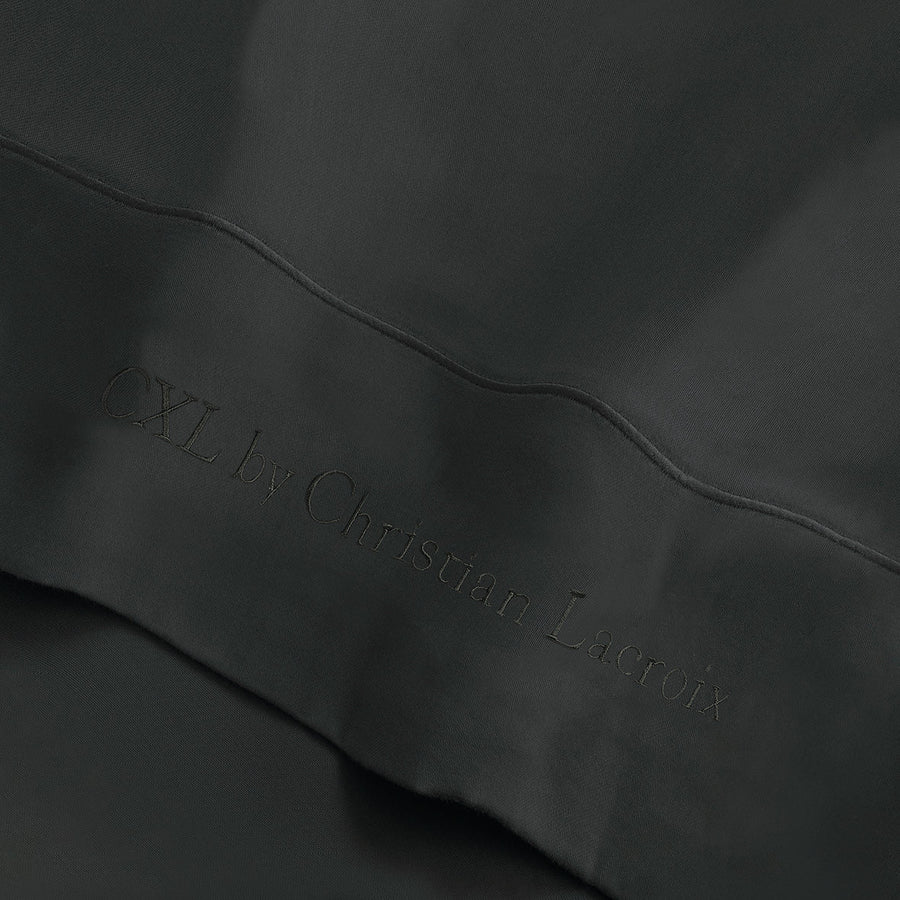 Drap plat satin de coton - Uni 1 baratta Gris 03