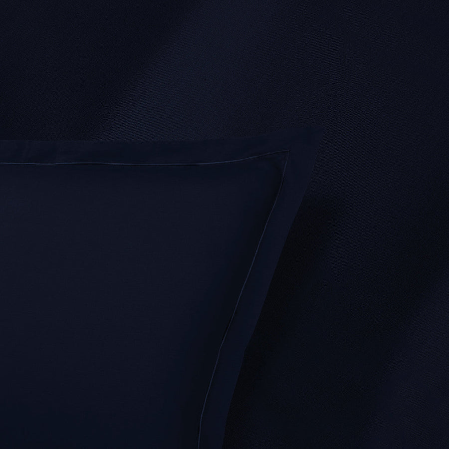 Ensemble de draps satin de coton - Uni 1 baratta Bleu 11