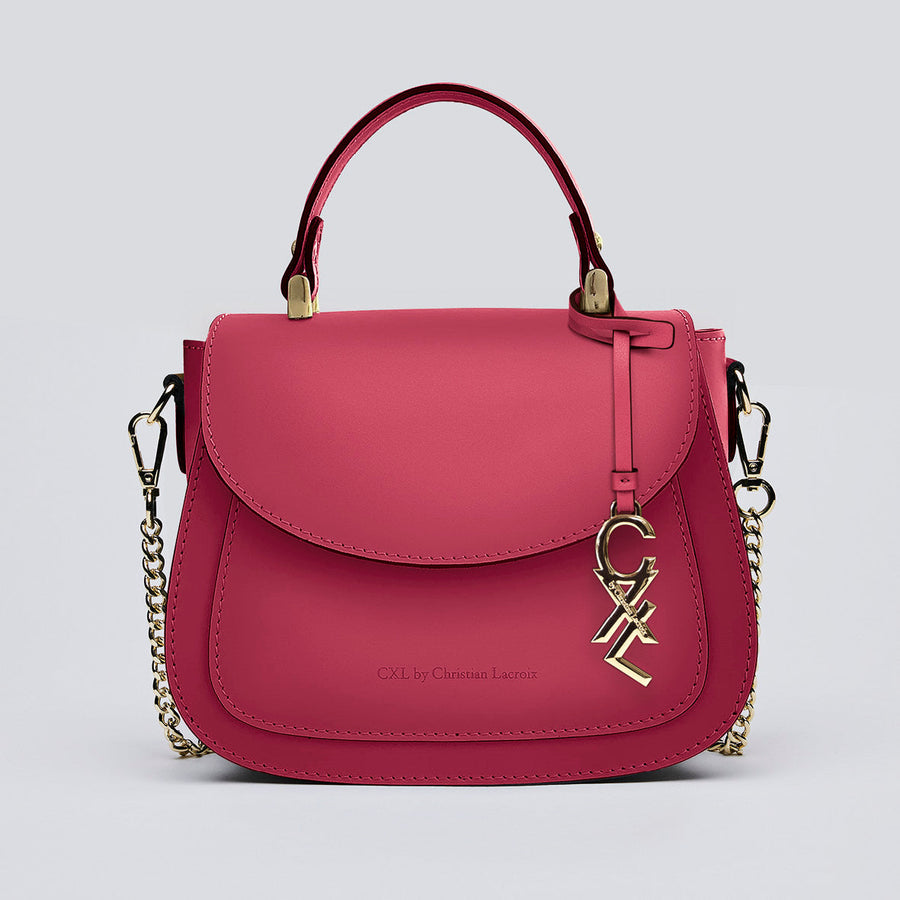 Petit sac à main Haussmann en cuir de veau italien