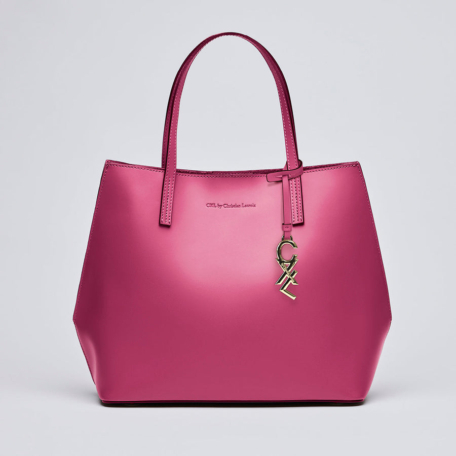Sac cabas Rivoli en cuir de veau italien avec pochette amovible
