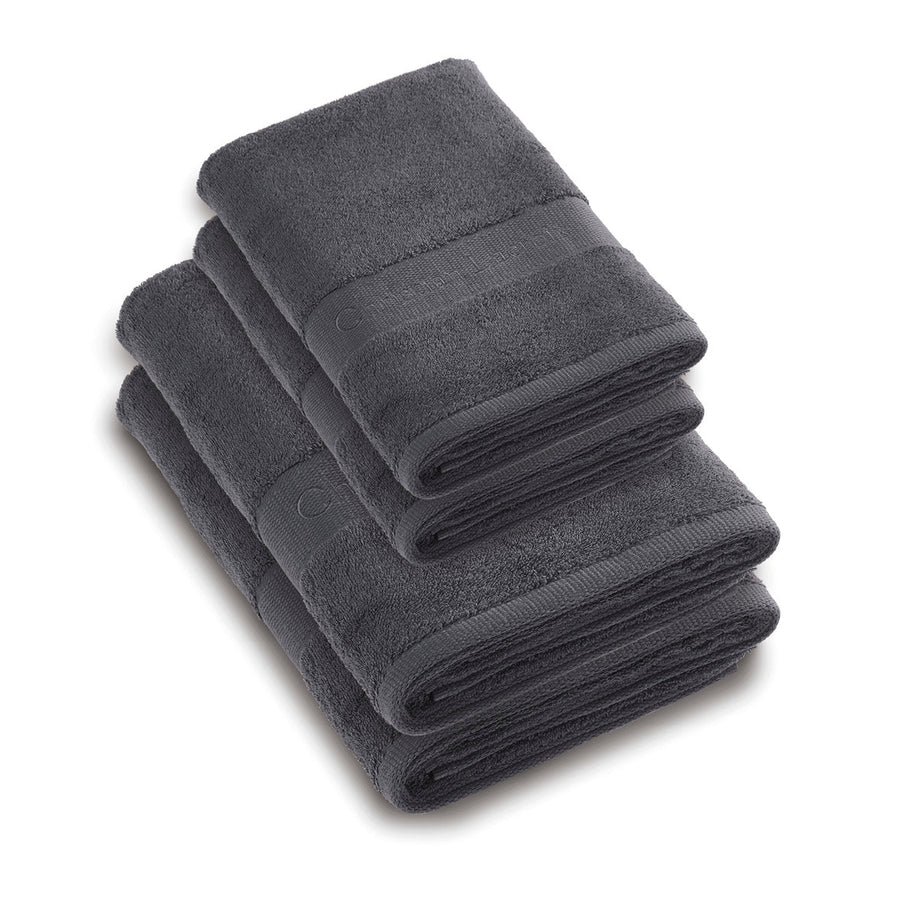 SET DE 2 SERVIETTES ET 2 DRAPS DE BAIN
