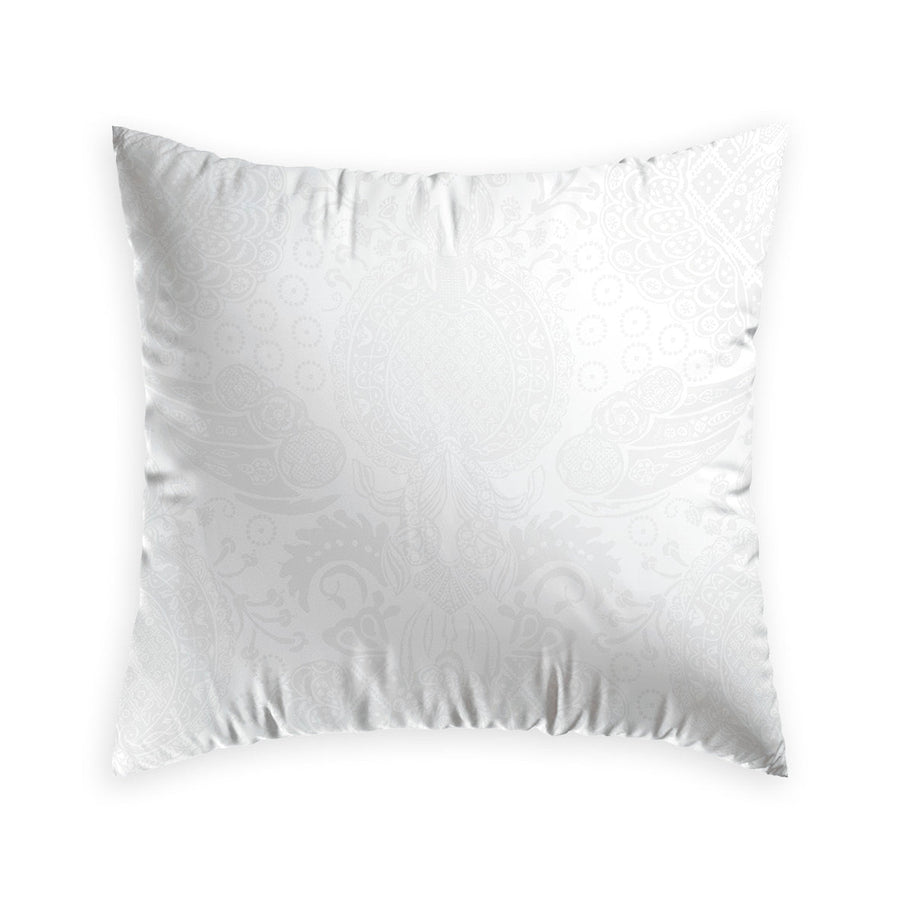 Pillowcase(s) cotton satin - Jacquard Arles White