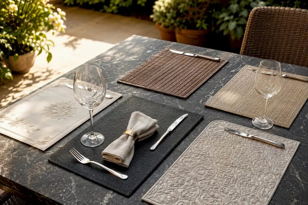 Cinq types de sets de table raffinés pour une décoration réussie