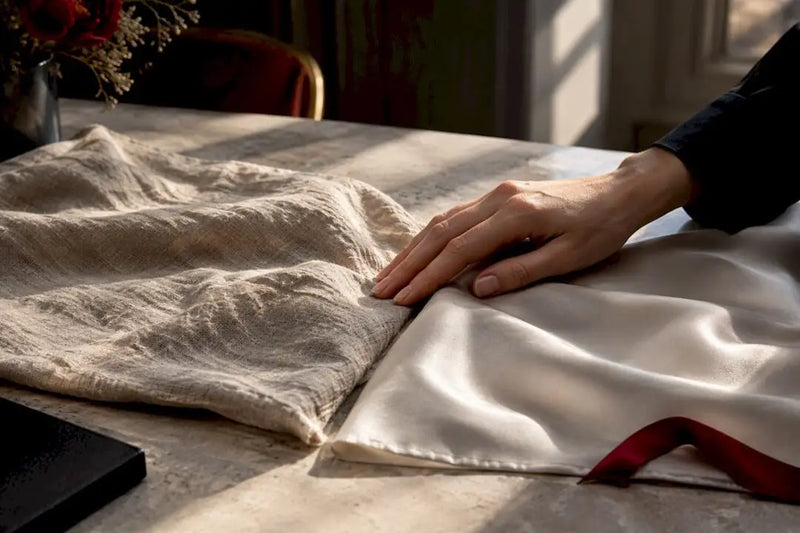 Lin lavé vs satin : quel tissu choisir pour bien dormir ?