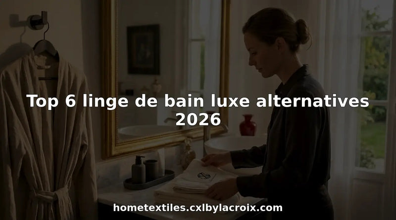 Top 6 linge de bain luxe alternatives 2026