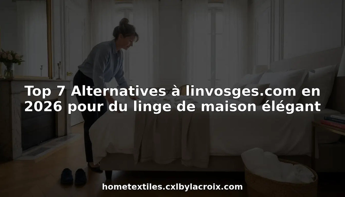 Top 7 Alternatives à linvosges.com en 2026 pour du linge de maison élégant