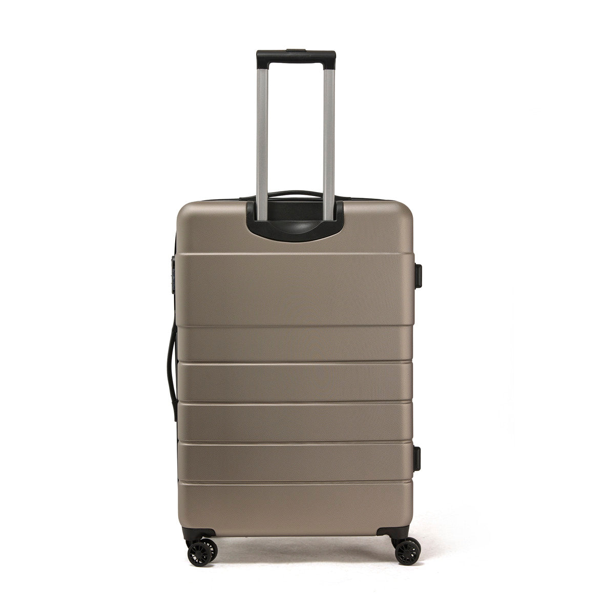 Valise rigide avec 4 roulettes - 94L - 52 x 77 x 29 cm - Toulouse Gris doux