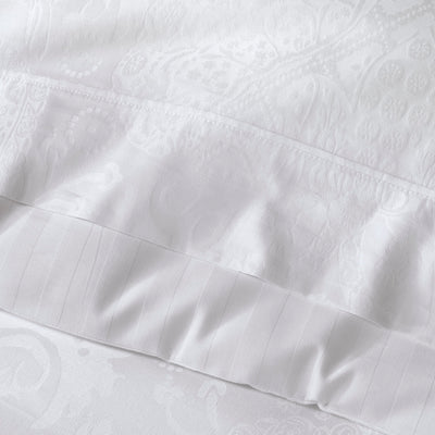 Taie(s) d'oreiller satin de coton - Uni Blanc - CXL by Christian Lacroix Maison