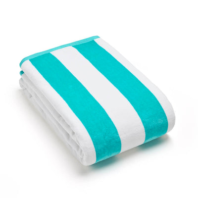 Serviette de plage Constance Turquoise - 90 x 180 cm