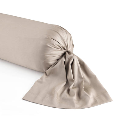 Taie(s) d'oreiller 100% satin de coton - Taupe