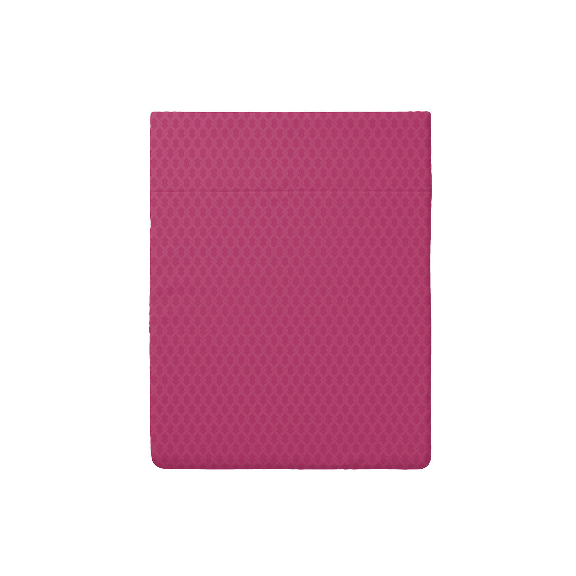 Drap plat satin de coton - Garden Micro Framboise