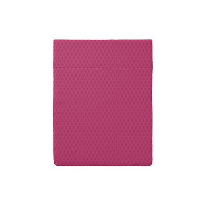 Flat sheet cotton satin - Garden Micro Raspberry