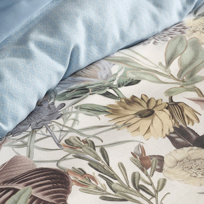 DUVET COVER + PILLOWCASE(S) GARDEN - Light Blue