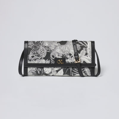 Crossbody bag in jacquard Zanzibar - Anna