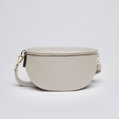 Leather belt bag Madeleine Black