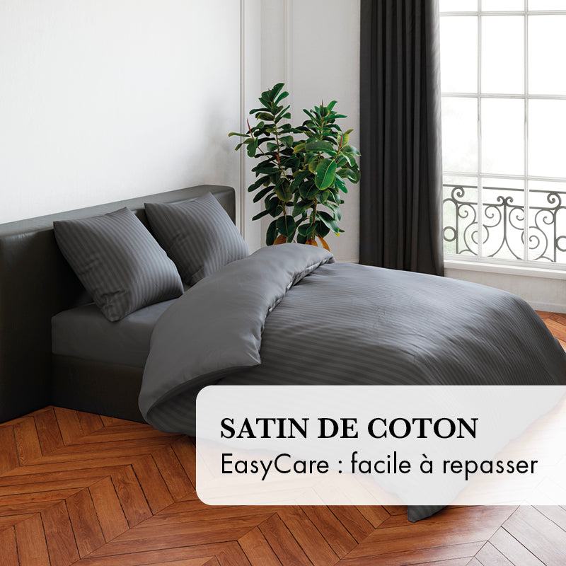 Pack L'essentiel - Rayure tissé Gris foncé - CXL by Christian Lacroix Maison