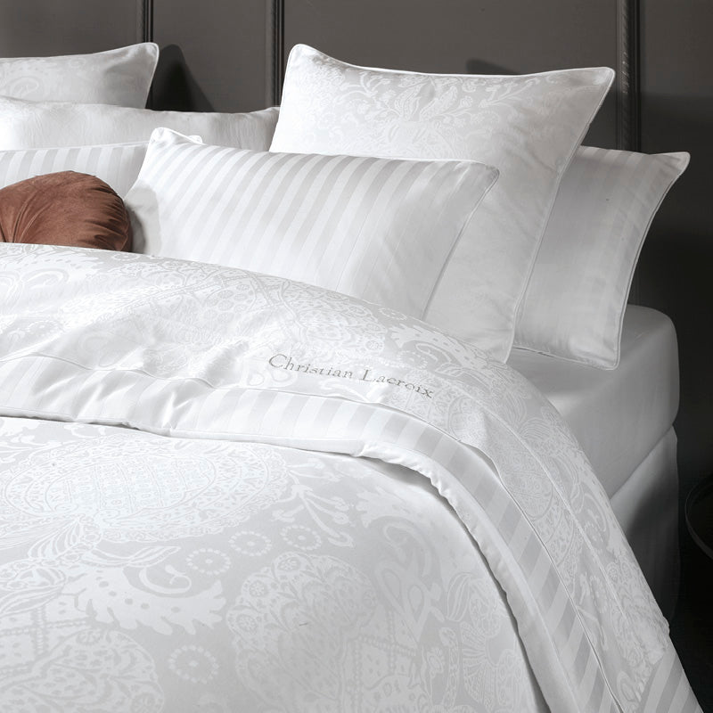 Pack Nuit Parfaite - Arles Jacquard Blanc