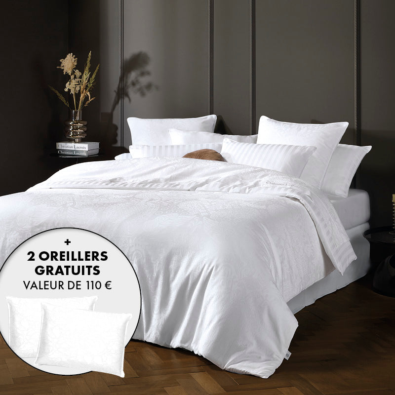 Pack Nuit Parfaite - Arles Jacquard Blanc
