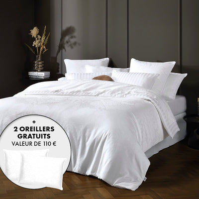 Pack Nuit Parfaite - Arles Jacquard Blanc