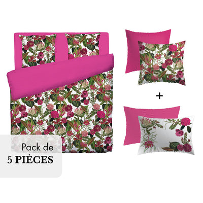 Pack Sommeil Harmonieux - Garden Fuchsia - CXL by Christian Lacroix Maison