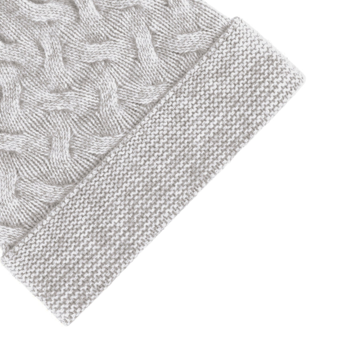 Bonnet à pompon cachemire - Gris claire - CXL by Christian Lacroix Maison