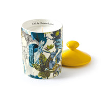 Bougie parfumée en pot de porcelaine - Zanzibar Jaune - Fruits rouges - durée de combustion 65h - 315 g - CXL by Christian Lacroix Maison