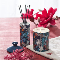 Diffuseur en porcelaine Zanzibar  Bleu marine - Poudre de saffran - 100 ml - CXL by Christian Lacroix Maison