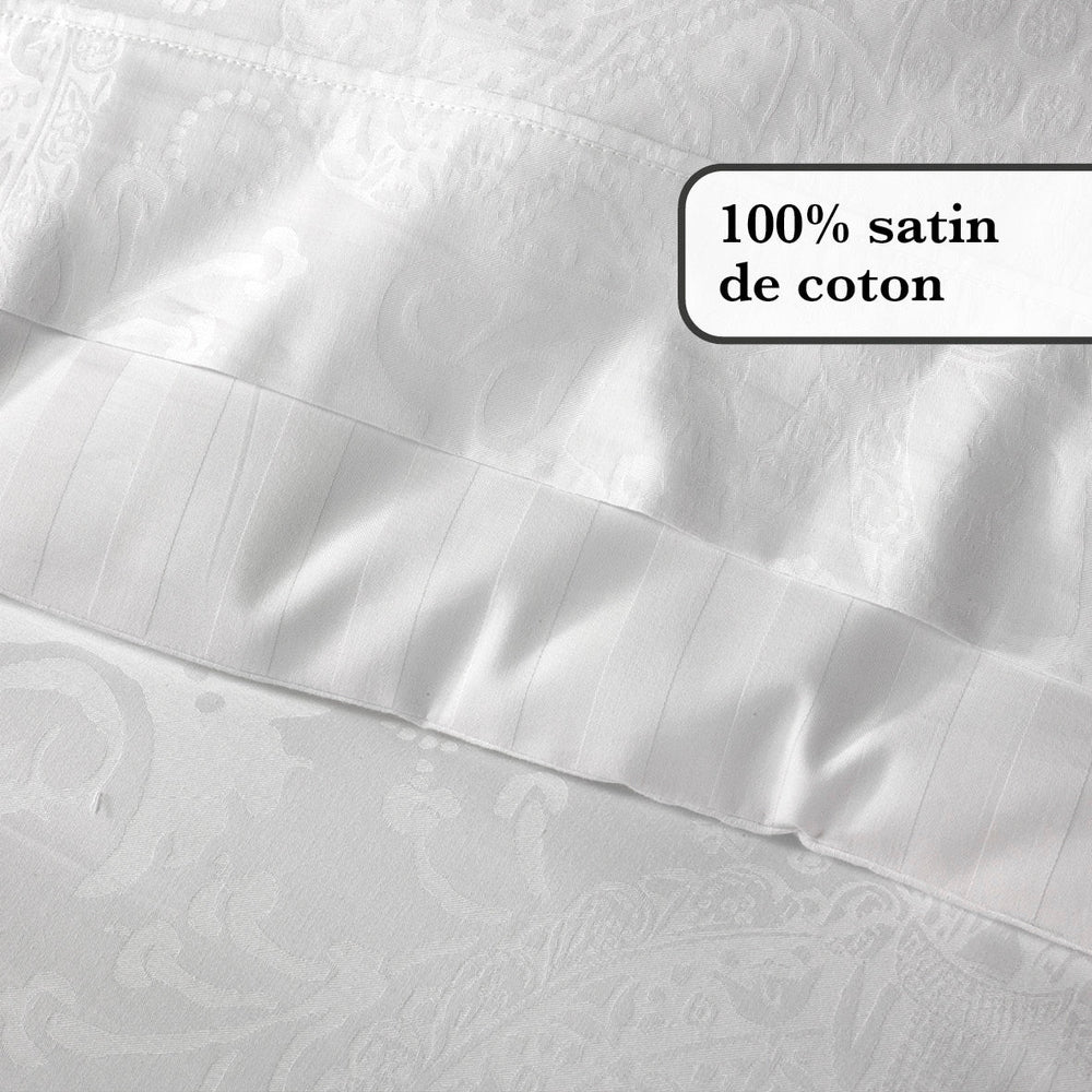 Drap-housse bébé - Arles Blanc - CXL by Christian Lacroix Maison