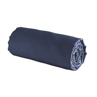 Drap-housse satin de coton - Bleu 11