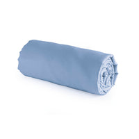 Drap-housse satin de coton - Bleu clair - CXL by Christian Lacroix Maison