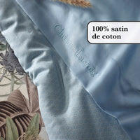 Drap-housse satin de coton - Bleu clair - CXL by Christian Lacroix Maison