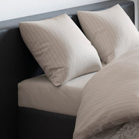 Drap-housse satin de coton - Taupe - CXL by Christian Lacroix Maison
