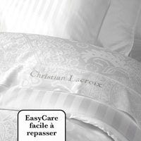 Drap plat bébé - tissé Jacquard - Arles Blanc - CXL by Christian Lacroix Maison