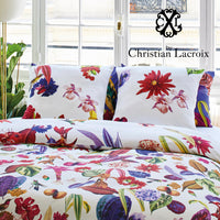 Drap plat satin de coton - Bleu - CXL by Christian Lacroix Maison