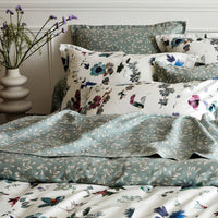 Drap plat satin de coton - Botanique Vert - CXL by Christian Lacroix Maison