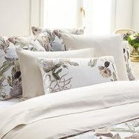 Drap plat satin de coton - Garden Micro taupe - CXL by Christian Lacroix Maison