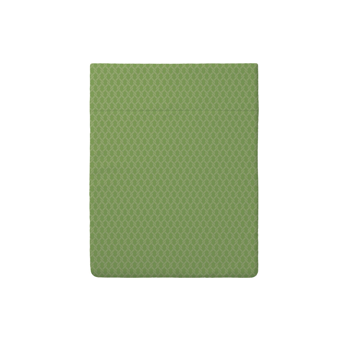 Drap plat satin de coton - Garden Micro vert - 260 x 290 cm