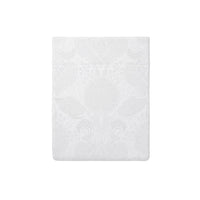 Drap plat satin de coton - Jacquard Arles Blanc - CXL by Christian Lacroix Maison