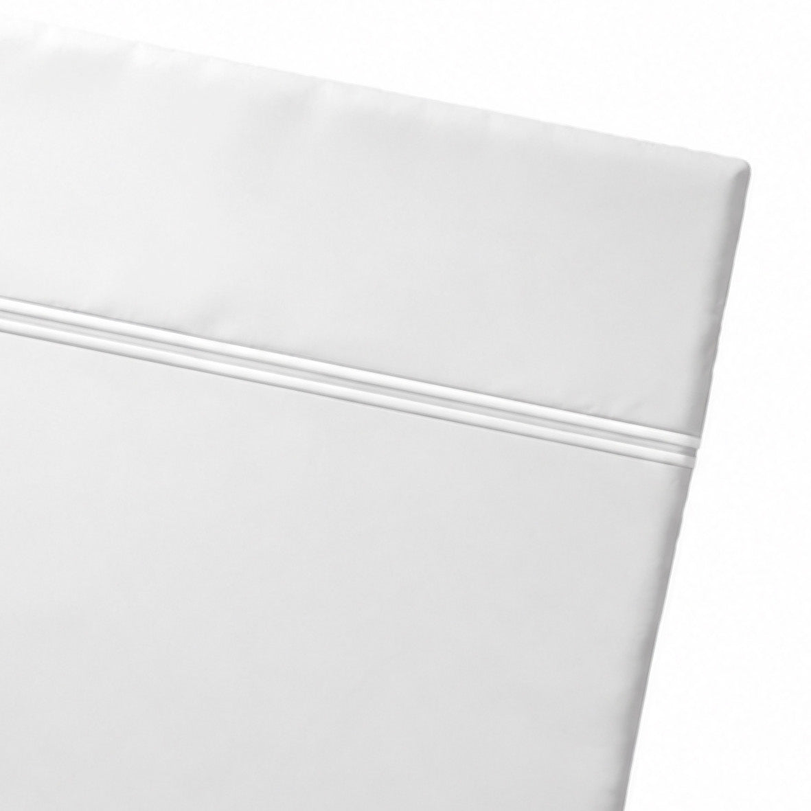 Drap plat satin de coton - Nîmes Blanc / Blanc - CXL by Christian Lacroix Maison