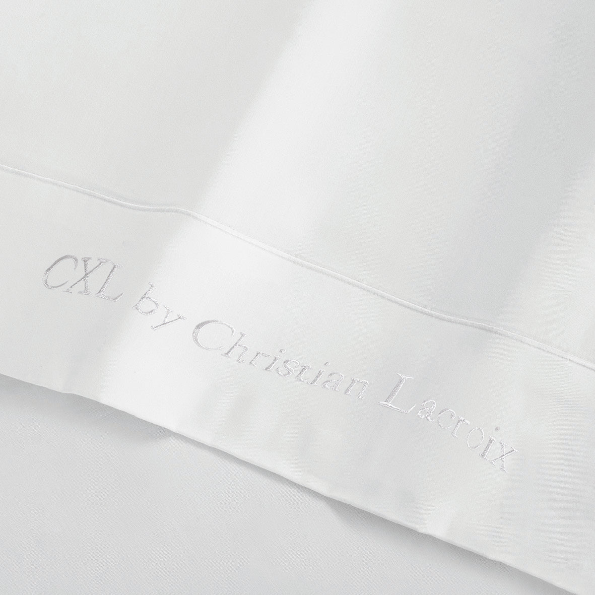 Drap plat satin de coton - Uni 1 baratta Blanc 01