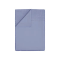 Drap plat satin de coton - Uni 1 baratta Bleu 02