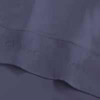 Drap plat satin de coton - Uni 1 baratta Bleu 06