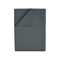 Drap plat satin de coton - Uni 1 baratta Gris 02