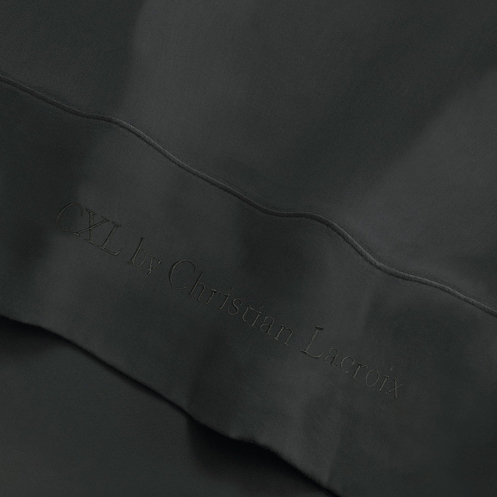 Drap plat satin de coton - Uni 1 baratta Gris 03