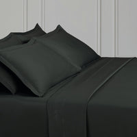 Drap plat satin de coton - Uni 1 baratta Gris 03