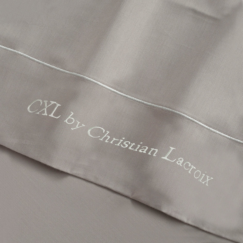Drap plat satin de coton - Uni 1 baratta Taupe 01