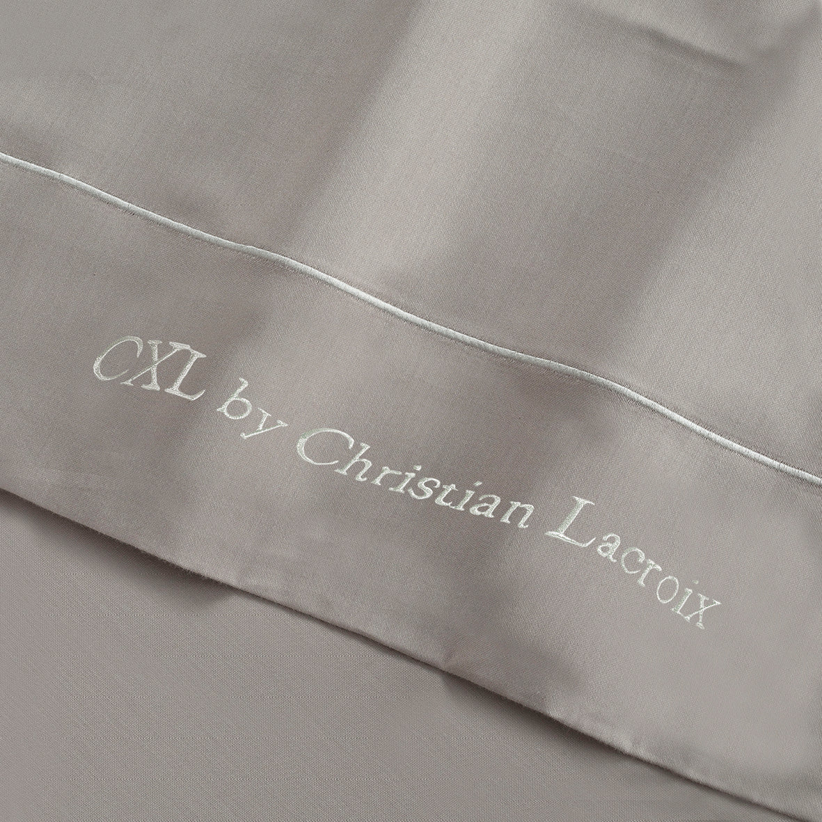 Drap plat satin de coton - Uni 1 baratta Taupe 01