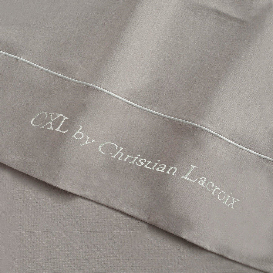 Drap plat satin de coton - Uni 1 baratta Taupe 01