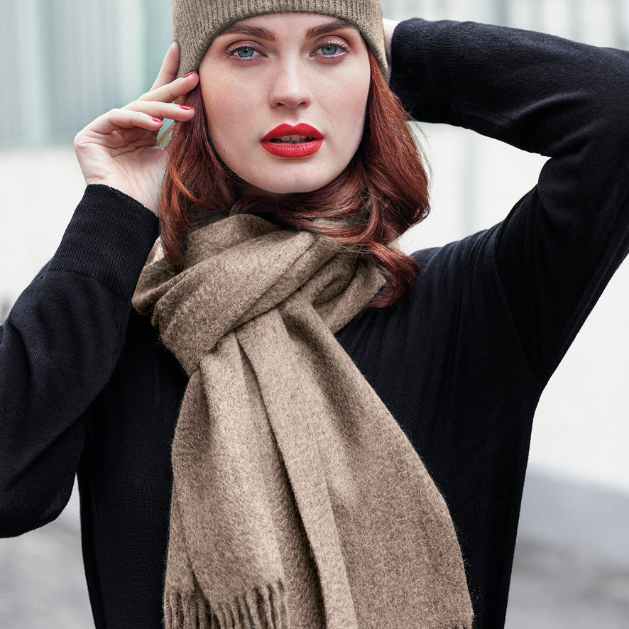 Écharpe cachemire - Taupe - CXL by Christian Lacroix Maison